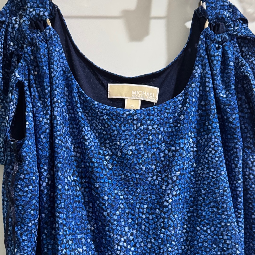 Michael Kors romper skort, side pockets zipper jersey material no belt. XL P1
